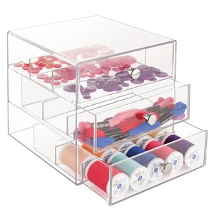 Clarity Eyeglass Sunglasses Cosmetic Organizer