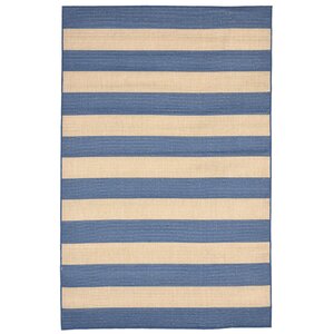 Kensa Blue/Beige Indoor/Outdoor Area Rug