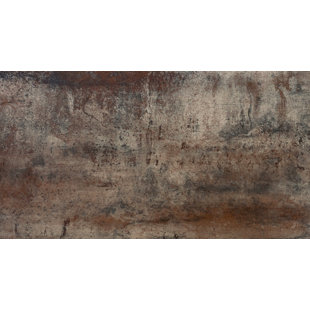 Greater Than 20 Inches Metallic Tiles You Ll Love Wayfair Alchemy 12 X 24 Porcelain Metal Look Field Tile In Copper Matte