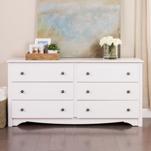Sybil 6 Drawer Double Dresser by Andover Mills