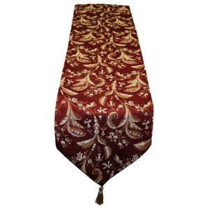 Rockport Damask Design Table Runner