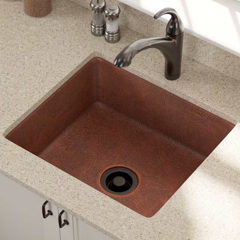 MRDirect Copper 25" x 22" Undermount Kitchen Sink | Wayfair.ca