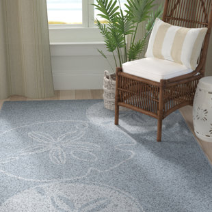 Beach Scene Rug Wayfair Chaves Sand Dollars Beach Blue Area Rug