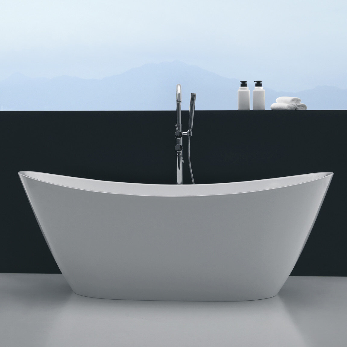 Opalo 60 X 30 Freestanding Soaking Bathtub