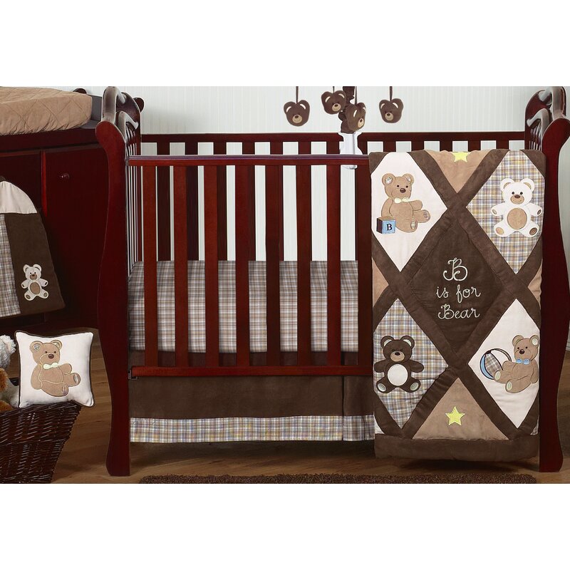 Sweet Jojo Designs Teddy Bear 11 Piece Crib Bedding Set Wayfair Ca