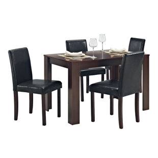 Dark Wood Dining Table Wayfair Co Uk Wooden Dining Table
