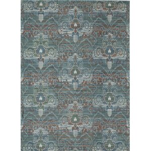 Asteria Athens Aqua Blue/Green Area Rug