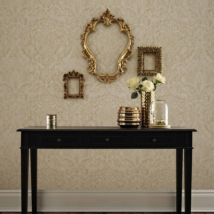 Graham & Brown Glitterati 10m L x 64cm W Damask Roll ...