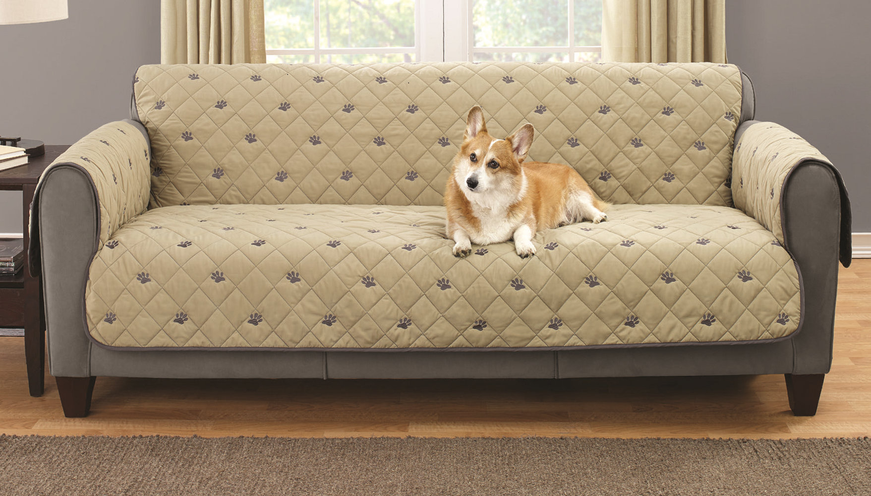 South Bay Sofa Embroidered Furniture Pet Protector With Non Slip South Bay Sofa Embroidered Furniture Pet Protector With Non Slip Backing Reviews Wayfair
