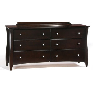 Spices Bedroom 6 Drawer Double Dresser by Night & Day Furniture