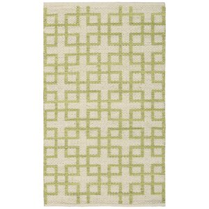 Maze Beige Green Area Rug