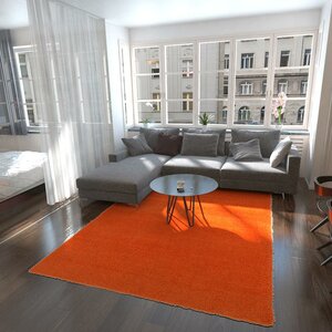 Madison Orange Area Rug