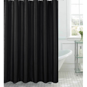 Samar Faux Silk Shower Curtain Set