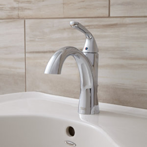 Fluent Monoblock Bathroom Faucet Single Handle