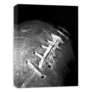 Vintage Football Decor Wayfair Vintage Football Photographic Print On Canvas