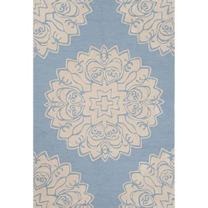 Norton Polyester Blue Hand Tufted Area Rug