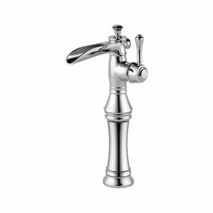Cassidy Single Handle Centerset Bathroom Faucet with Riser