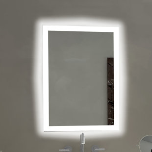 Backlit Mirror Wayfair Rectangle Backlit Bathroom Vanity Wall Mirror
