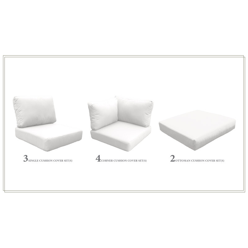 Sol 72 Outdoor Tegan Replacement Cushion Set Wayfair Tegan Outdoor Replacement Cushion Set