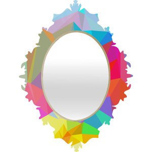 Three of the Possessed Crystal Crush Baroque Mirror