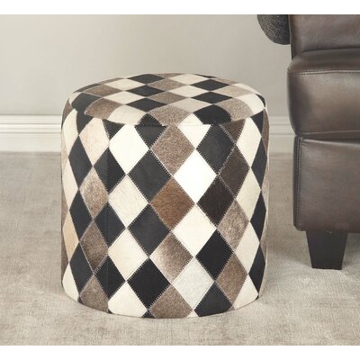 Cole and Grey Round Accent Stool