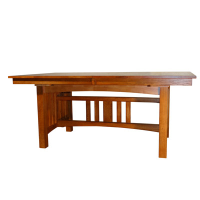 Taj Solid Oak Mission Solid Wood Dining Table