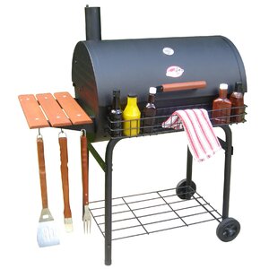 Pro Deluxe Barrel Charcoal Grill