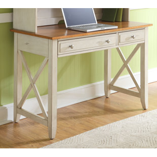 Light Wood Desks Wayfair Bridgeview Wood Writing Desk