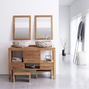 120 cm Waschbeckenunterschrank von Tikamoon