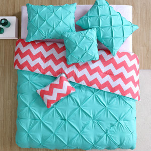 Philip 4 Piece Twin Reversible Comforter Set