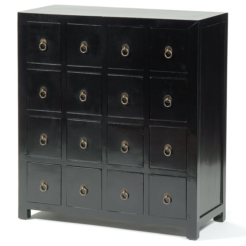 Ethnic Elements Hangzhou 16 Drawer Chest of Drawers & Reviews Wayfair
