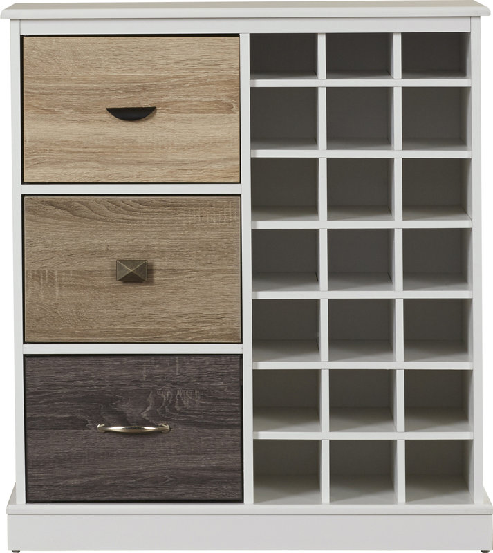 Red Barrel Studio Snowy Mountain 21 Bottle Floor Wine & Reviews