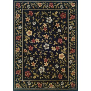 Albrightsville Black/Green Area Rug