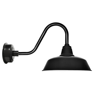Black Gooseneck Barn Light Wayfair Quickview