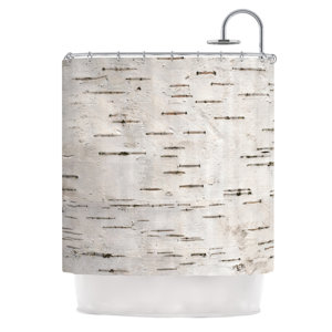 Painted Tree by Susan Sanders Rustic Shower Curtain