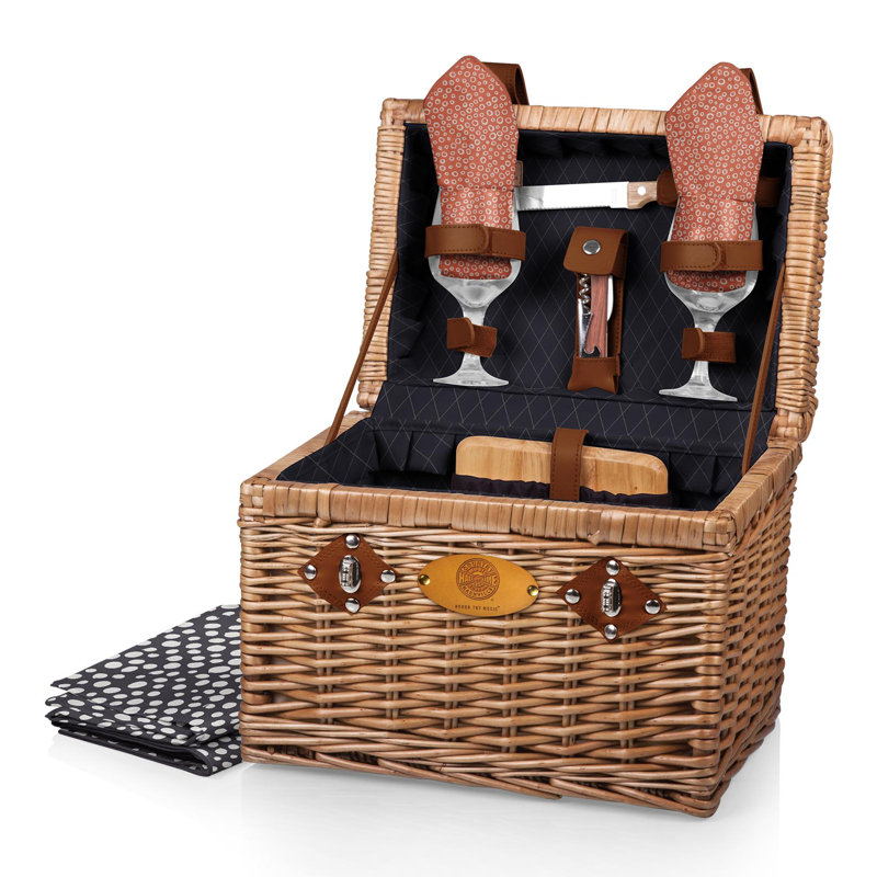 Birch Lane™ Dighton Park Picnic Basket Set & Reviews Wayfair