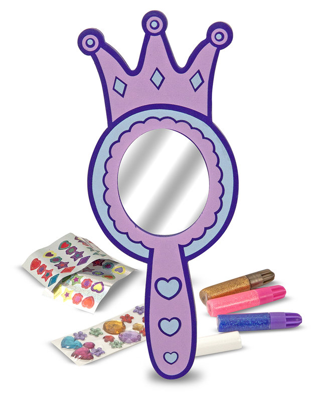 Melissa & Doug DecorateYourOwn Princess Mirror Arts & Crafts Kit
