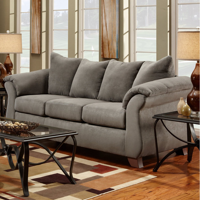 Charlton Home Hively Pillow Back Sofa Wayfair Hively Pillow Back Sofa