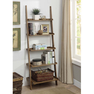 Reclaimed Wood Ladder Shelf Wayfair Quickview