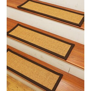 Dawes Sisal Carpet Gold Stair Tread (Set of 13)