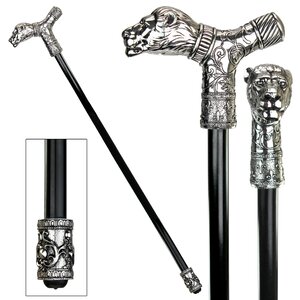 Decorative Protector of the Commonwealth Lion Walking Stick