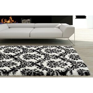 Flemming White/Black Indoor/Outdoor Area Rug