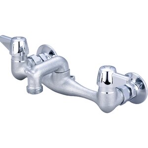 Double Handle Wall Mounted Utility Faucet
