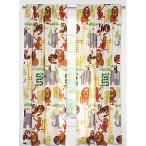 Crayola Jungle Love Single Curtain Panel