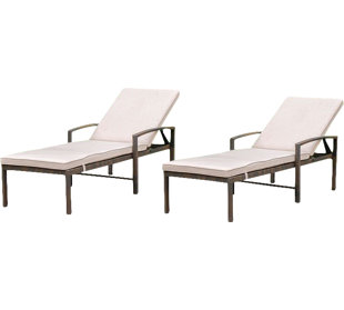 View Audette Chaise Lounge Set with Cushion Set of 2 Span Class