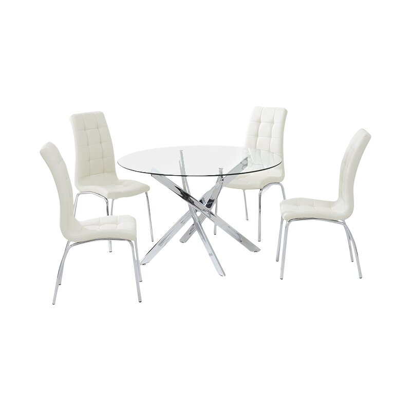 Dawson Dining Set with 4 Chairs