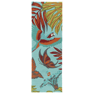 Navarre Handmade Blue Indoor/Outdoor Area Rug