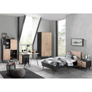 6-tlg. Schlafzimmer-Set William, 90 x 200 cm von..