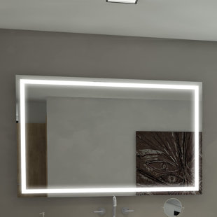 Mirrors With Lights You Ll Love Wayfair Harmony Illuminated Bathroom Vanity Wall Mirror