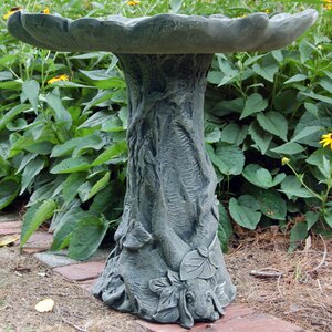 Lotus Leaf Birdbath